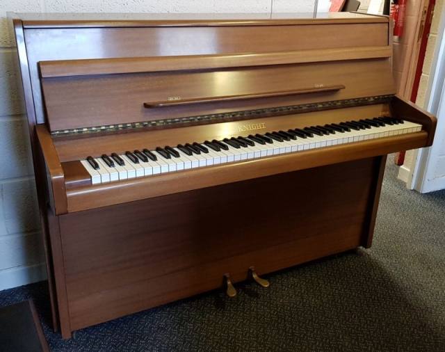 Knight upright Piano in Mahogany – Inventory thumbnail – Roberts Pianos Oxford