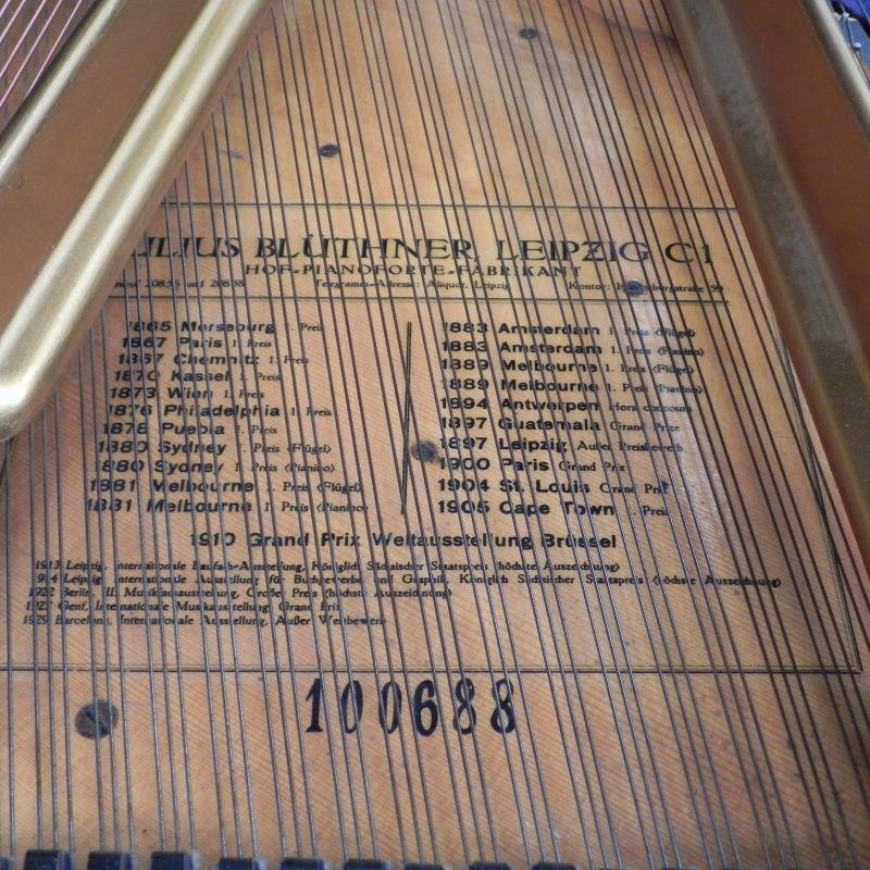 Bluthner VII grand Piano in rosewood – Gallery image – Roberts Pianos Oxford