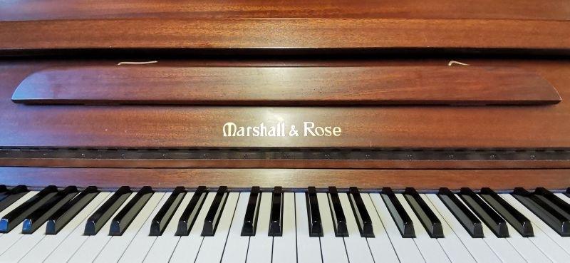 Marshall & Rose 110 upright Piano in Mahogany – Gallery image – Roberts Pianos Oxford