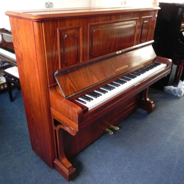 Bechstein 8 upright Piano in walnut/rosewood – Inventory thumbnail – Roberts Pianos Oxford