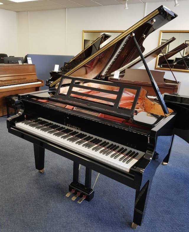 Feurich F179 Dynamic II grand Piano in Black – Inventory thumbnail – Roberts Pianos Oxford