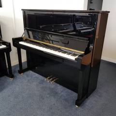 Feurich 133 Concert upright Piano in Black – Inventory thumbnail – Roberts Pianos Oxford