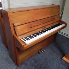 Knight upright Piano in Walnut – Inventory thumbnail – Roberts Pianos Oxford