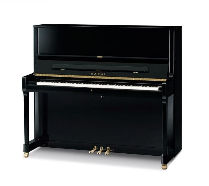 Kawai K-500 upright Piano in Black – Featured image – Roberts Pianos Oxford