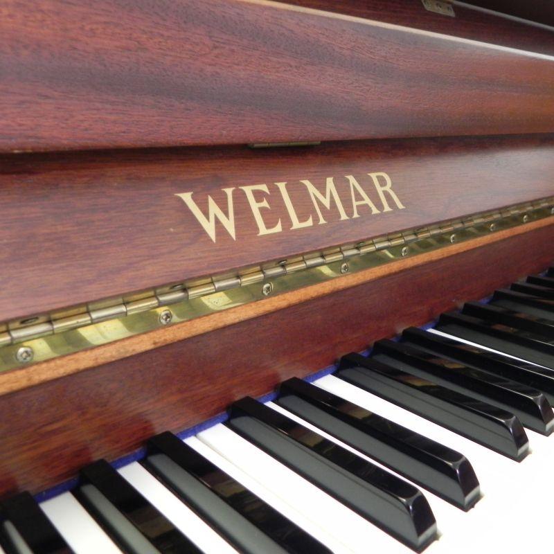 Welmar A4 upright Piano in Mahogany – Gallery image – Roberts Pianos Oxford