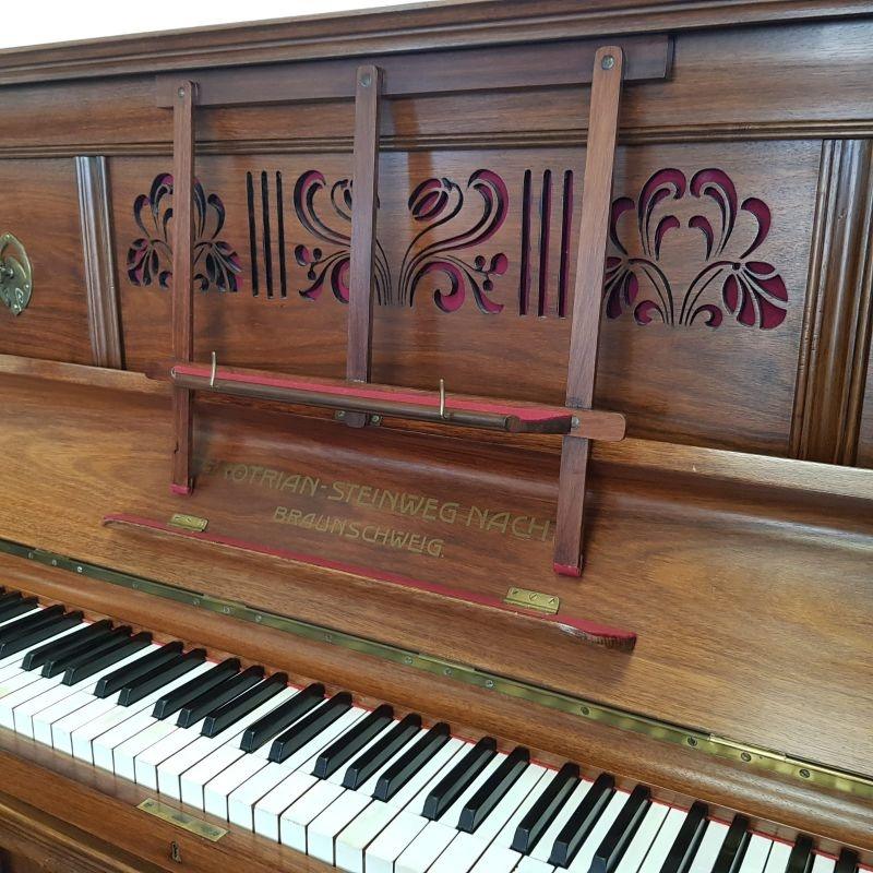 Grotrian Steinweg upright Piano in light rosewood – Gallery image – Roberts Pianos Oxford