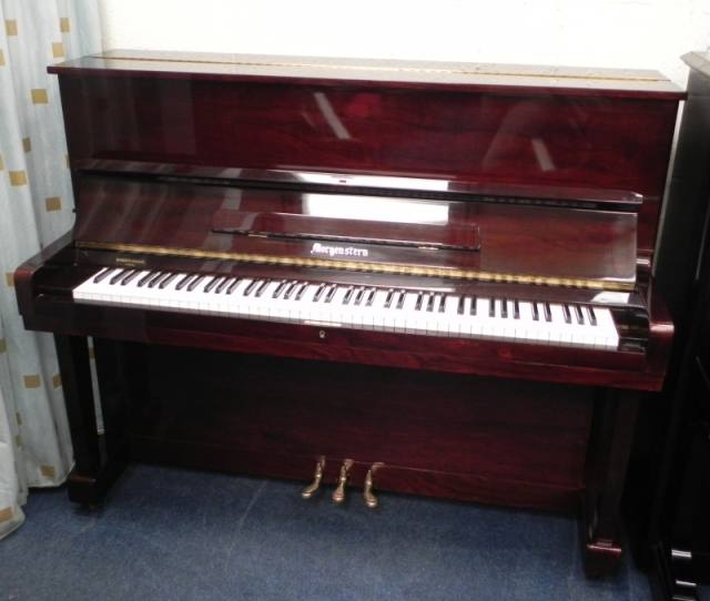Morgenstern MU-2 upright Piano in Mahogany – Inventory thumbnail – Roberts Pianos Oxford