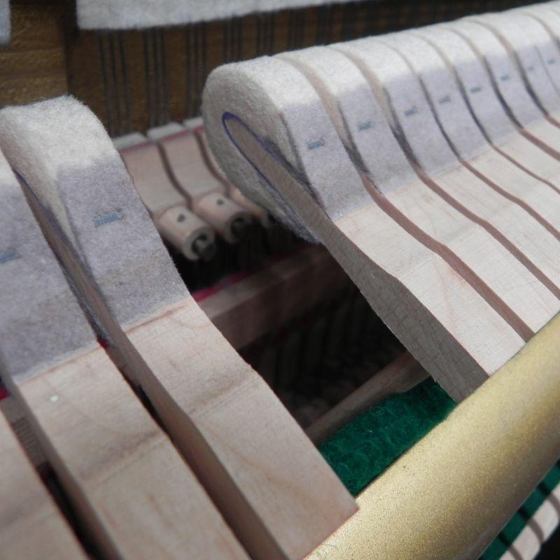 Morgenstern MU-2 upright Piano in Mahogany – Gallery image – Roberts Pianos Oxford