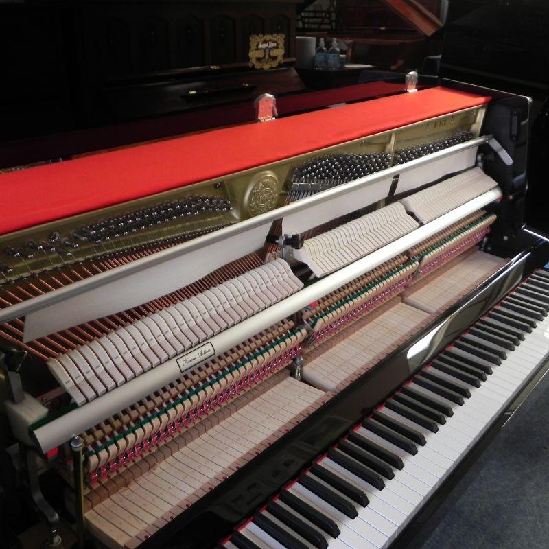 Kawai K-15E upright Piano in ebony polish – Gallery image – Roberts Pianos Oxford