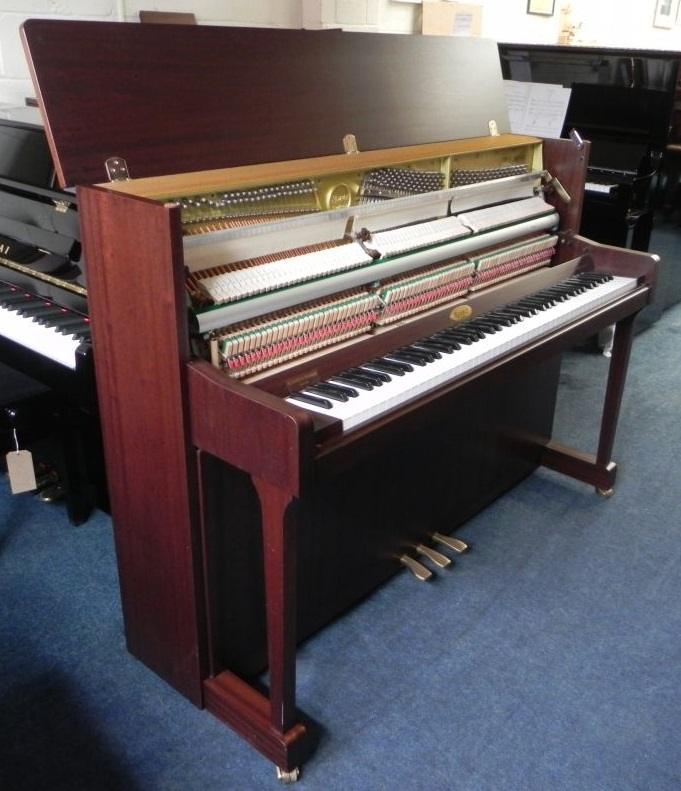 Kemble Oxford upright Piano in matt walnut – Gallery image – Roberts Pianos Oxford