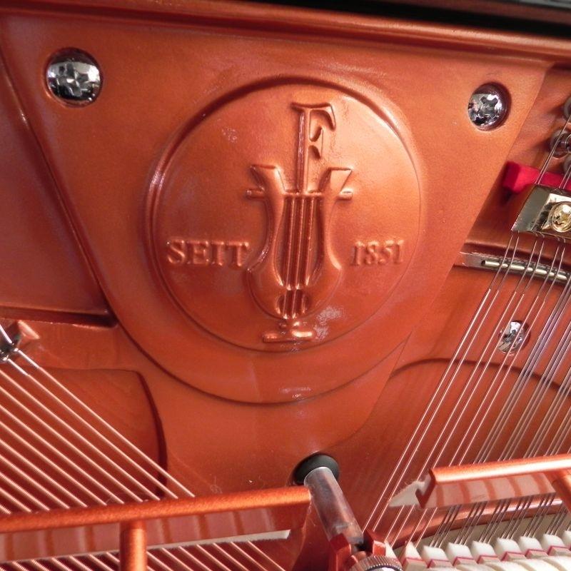 Feurich 133 Concert upright Piano in Black Gloss – Gallery image – Roberts Pianos Oxford