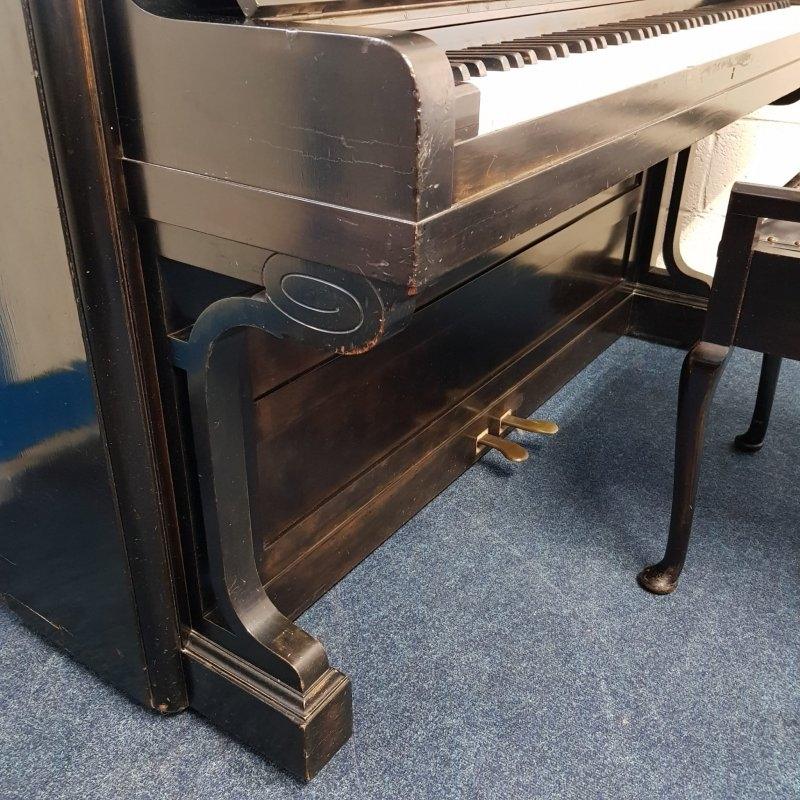 Bechstein 8 upright Piano in Black – Gallery image – Roberts Pianos Oxford