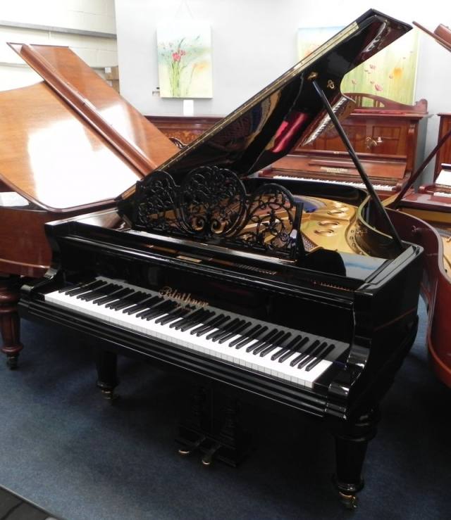 Bluthner Style VII grand Piano in Black – Inventory thumbnail – Roberts Pianos Oxford