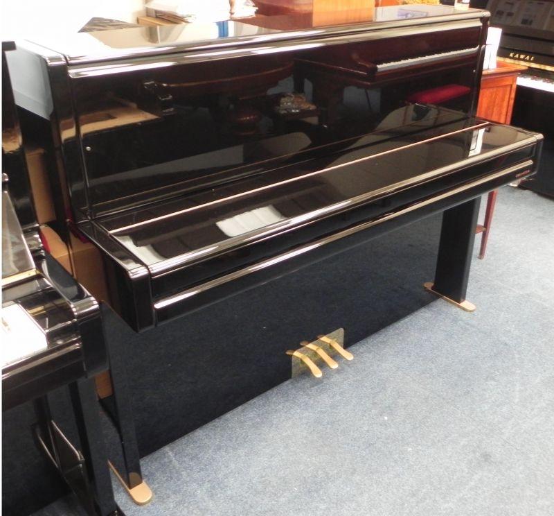Bechstein Millennium upright Piano in bright black – Gallery image – Roberts Pianos Oxford