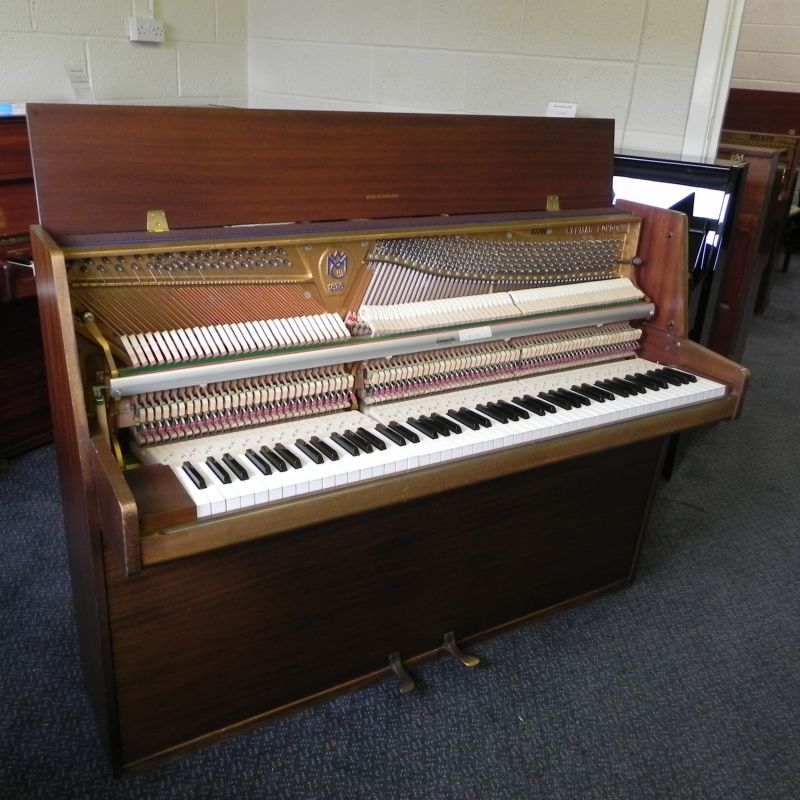 Welmar upright Piano in Walnut – Gallery image – Roberts Pianos Oxford