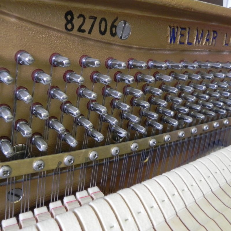 Welmar upright Piano in Walnut – Gallery image – Roberts Pianos Oxford