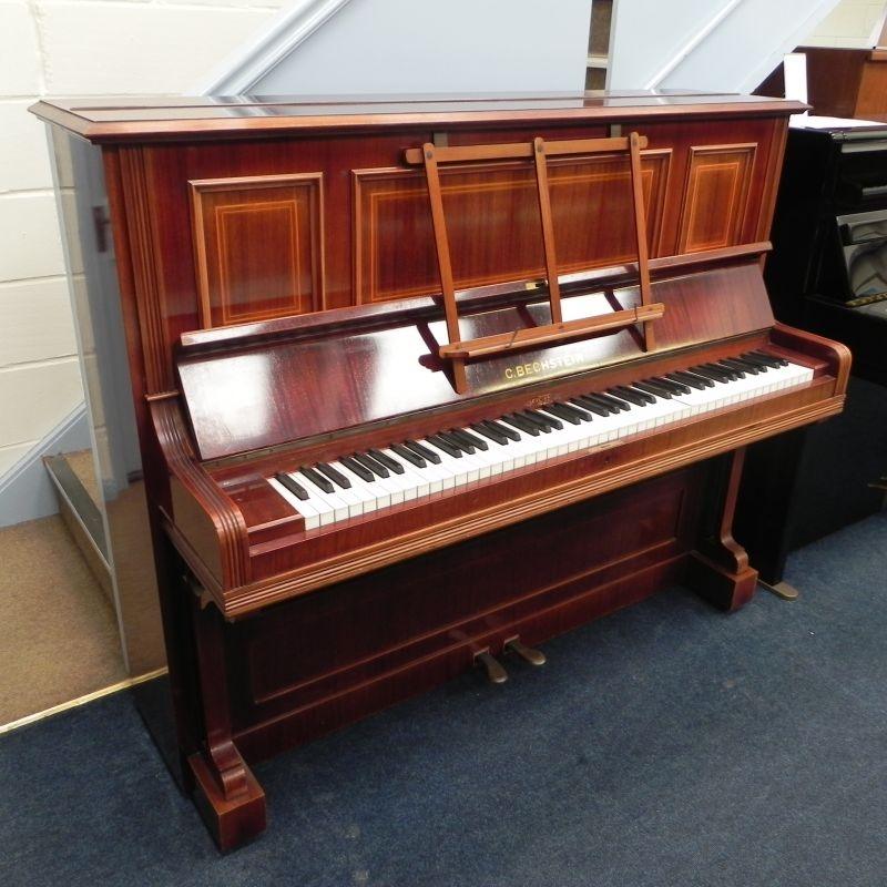 Bechstein Model 9 upright Piano in mahogany – Gallery image – Roberts Pianos Oxford