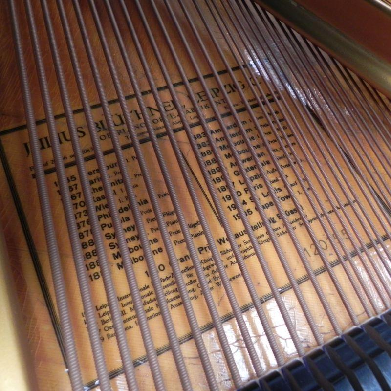 Bluthner Style VIII grand Piano in bright black – Gallery image – Roberts Pianos Oxford