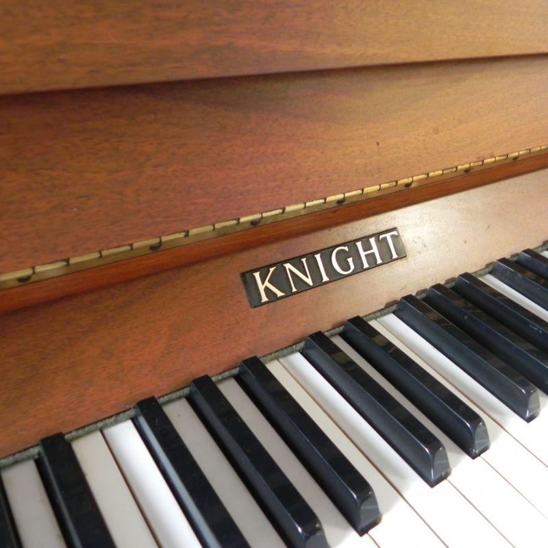 Knight K10 upright Piano in Walnut – Gallery image – Roberts Pianos Oxford