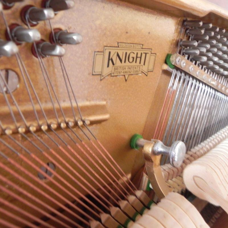 Knight K10 upright Piano in Walnut – Gallery image – Roberts Pianos Oxford