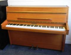 Knight K6 upright Piano in Teak – Inventory thumbnail – Roberts Pianos Oxford