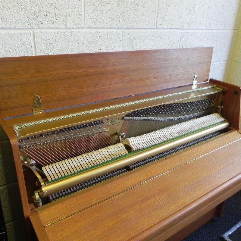 Knight K6 upright Piano in Teak – Gallery image – Roberts Pianos Oxford