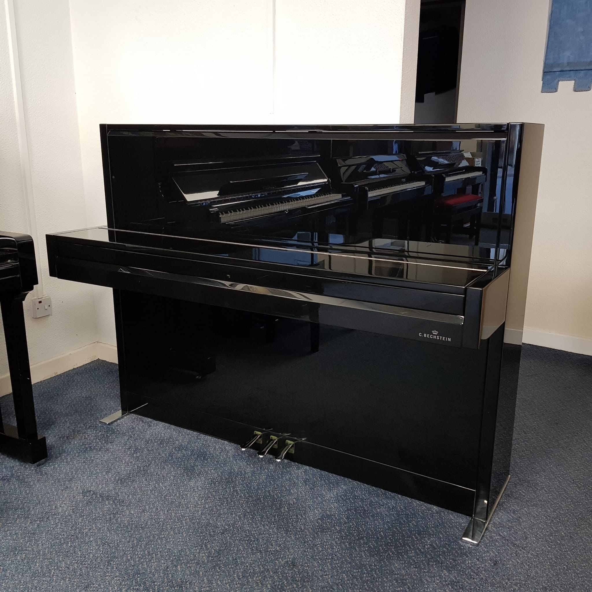 Bechstein Millenium 116 upright Piano in Black – Gallery image – Roberts Pianos Oxford