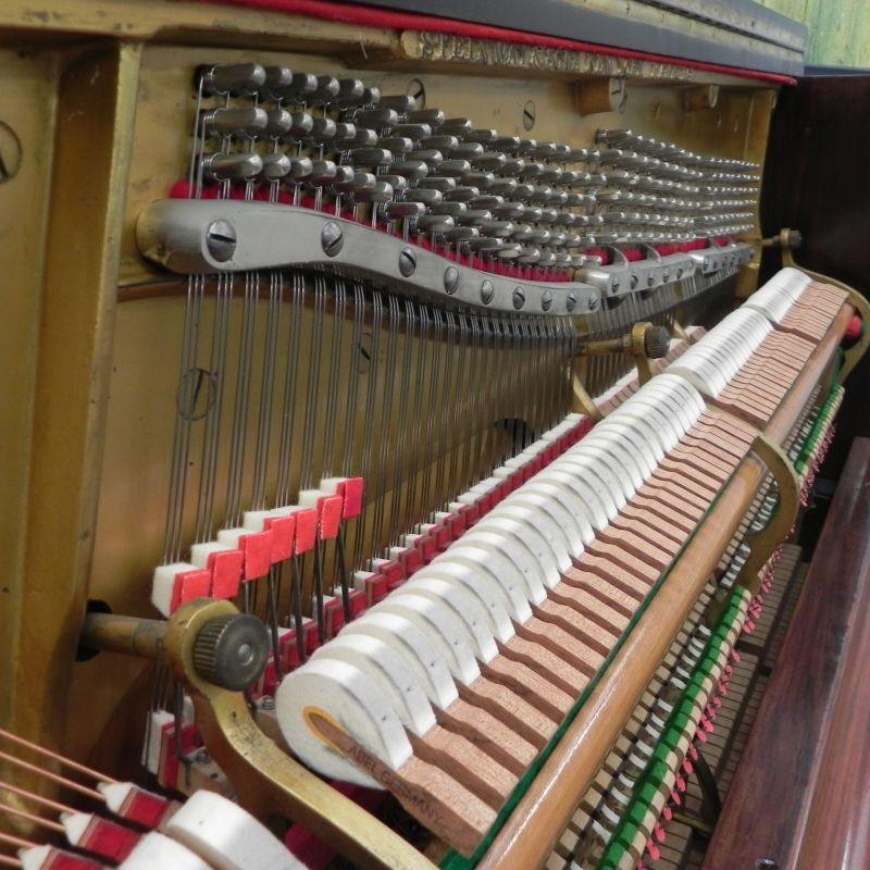 Steinway Model K upright Piano in Mahogany – Gallery image – Roberts Pianos Oxford