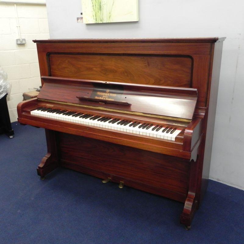 Steinway Model K upright Piano in Mahogany – Gallery image – Roberts Pianos Oxford