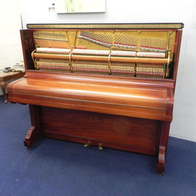 Steinway Model K upright Piano in Mahogany – Gallery image – Roberts Pianos Oxford