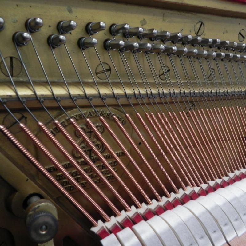 Steinway Model K upright Piano in Mahogany – Gallery image – Roberts Pianos Oxford