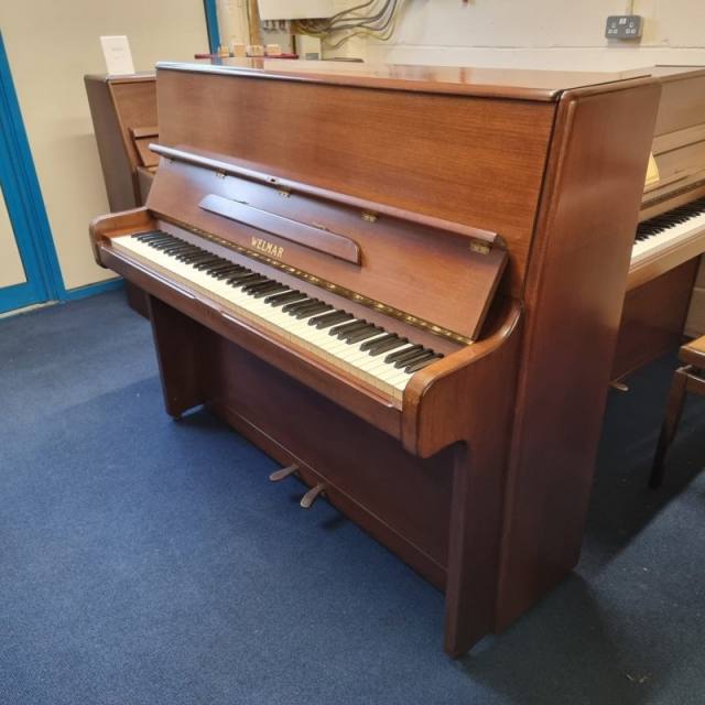 Welmar upright Piano in mahogany – Inventory thumbnail – Roberts Pianos Oxford