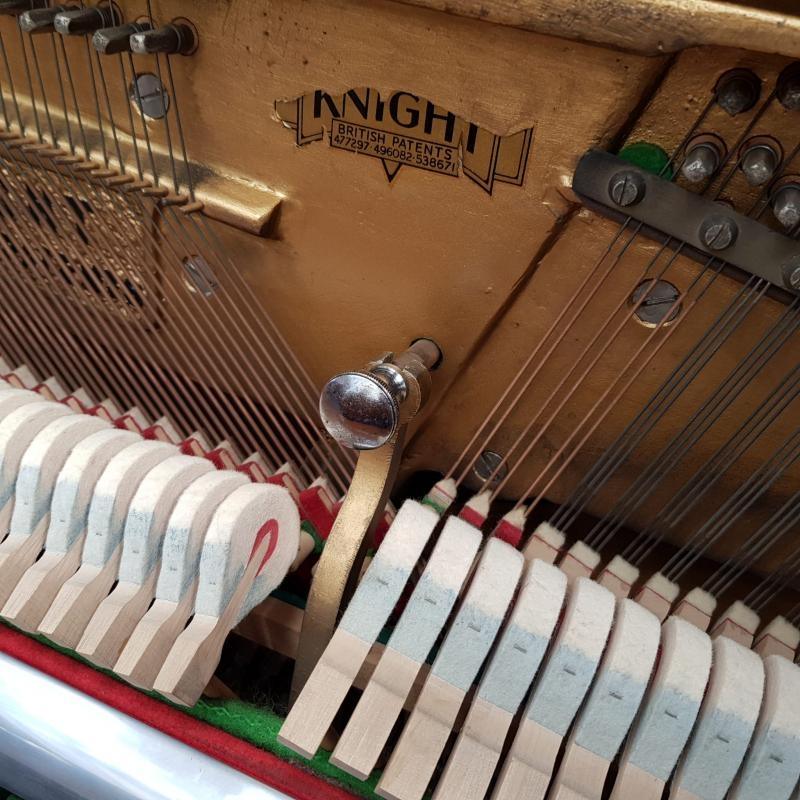 Knight K20 upright Piano in mahogany – Gallery image – Roberts Pianos Oxford