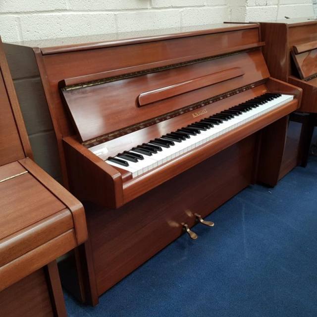 Knight K20 upright Piano in mahogany – Inventory thumbnail – Roberts Pianos Oxford