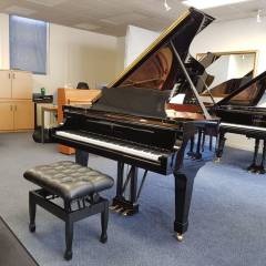 Steinway B grand Piano in bright black – Inventory thumbnail – Roberts Pianos Oxford