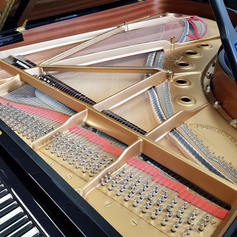 Steinway B grand Piano in bright black – Gallery image – Roberts Pianos Oxford