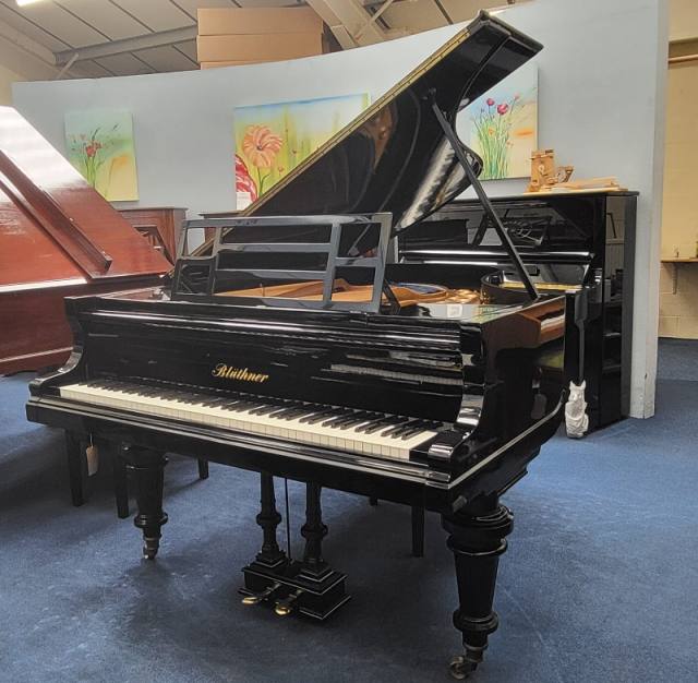 Bluthner VII grand Piano in bright black – Inventory thumbnail – Roberts Pianos Oxford
