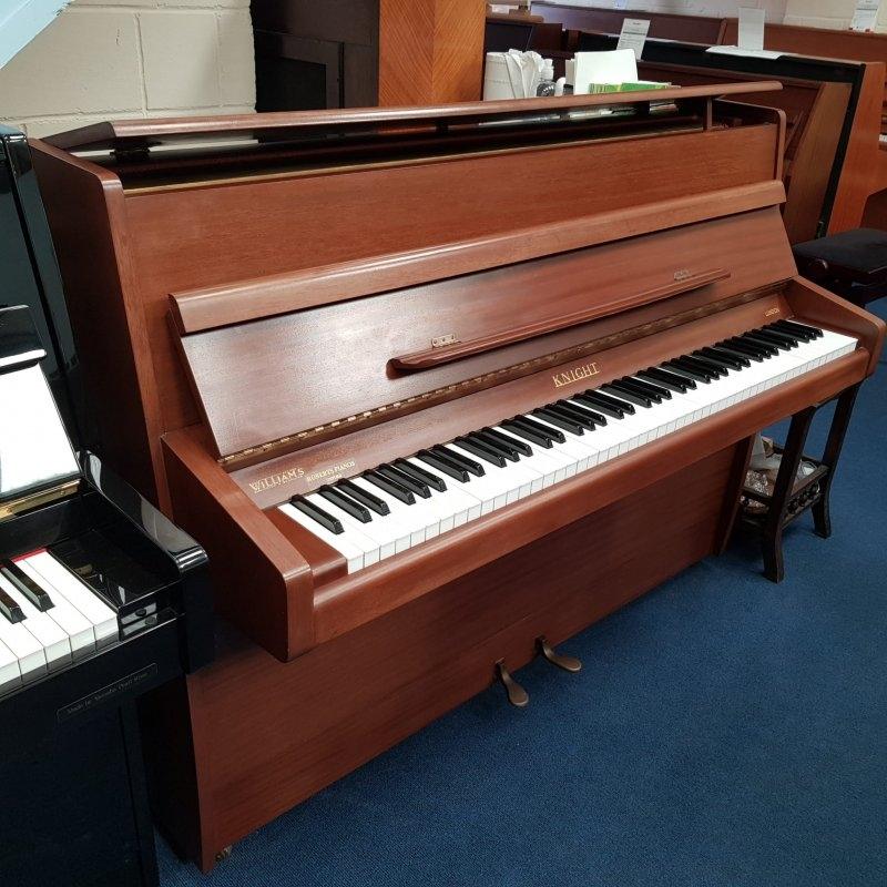 Knight K20 upright Piano in mahogany – Gallery image – Roberts Pianos Oxford