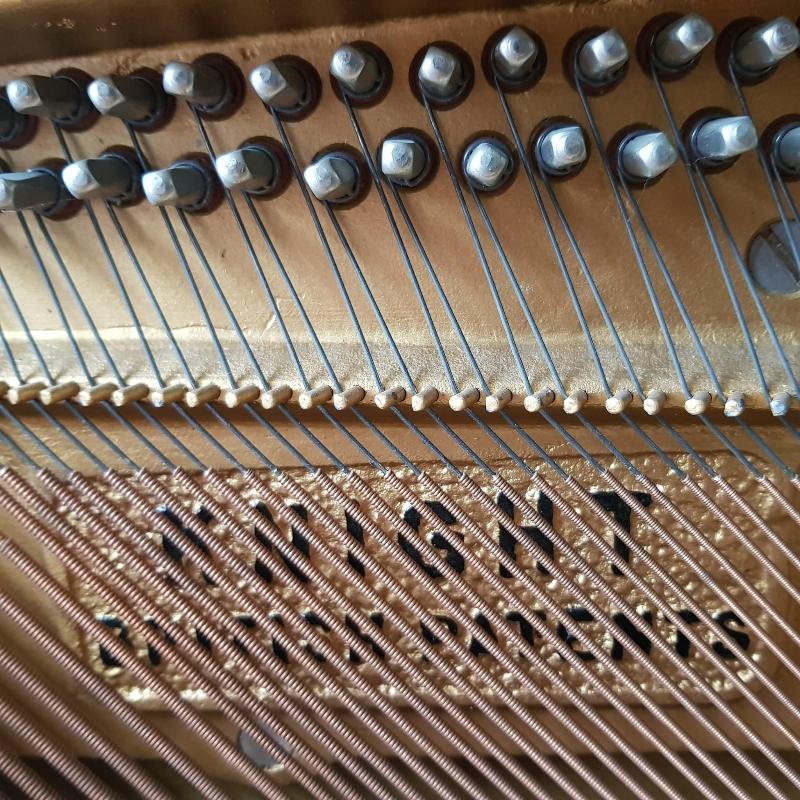 Knight K6 upright Piano in Teak – Gallery image – Roberts Pianos Oxford
