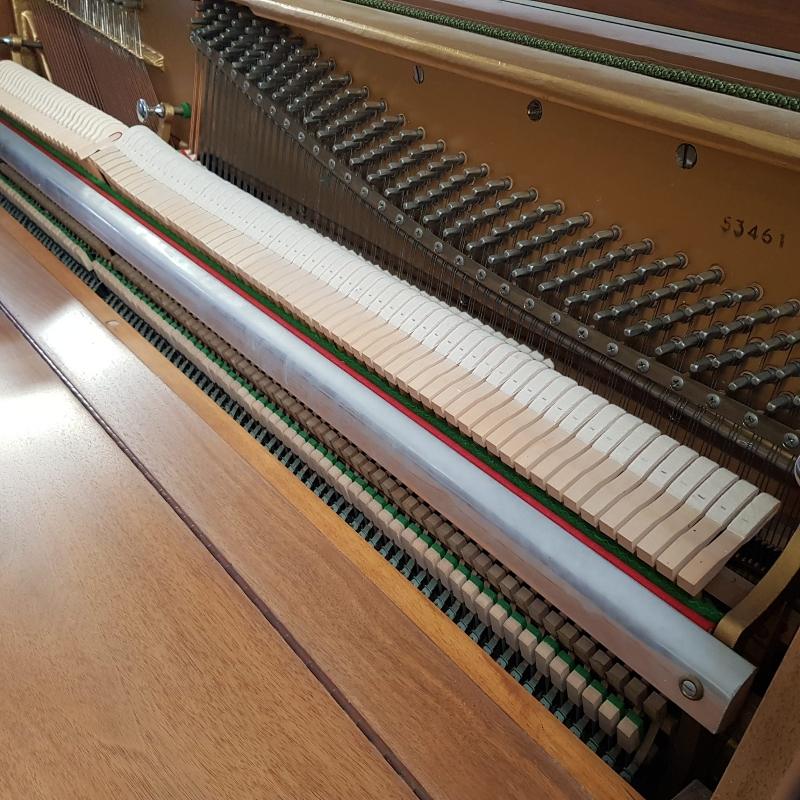 Knight K10 upright Piano in mahogany – Gallery image – Roberts Pianos Oxford