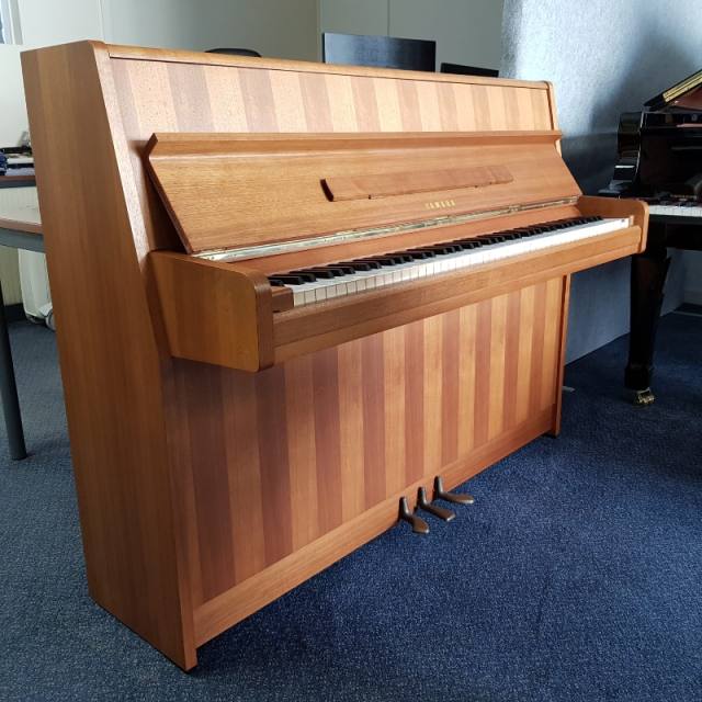 Yamaha C108 upright Piano in Teak – Inventory thumbnail – Roberts Pianos Oxford