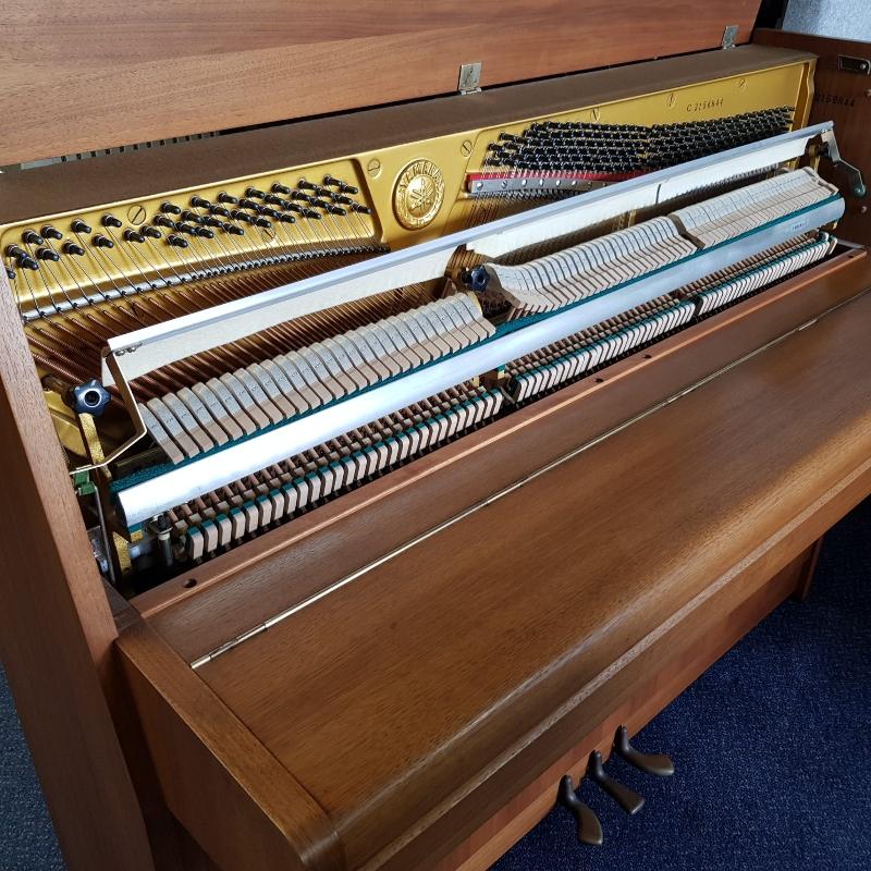 Yamaha C108 upright Piano in Teak – Gallery image – Roberts Pianos Oxford