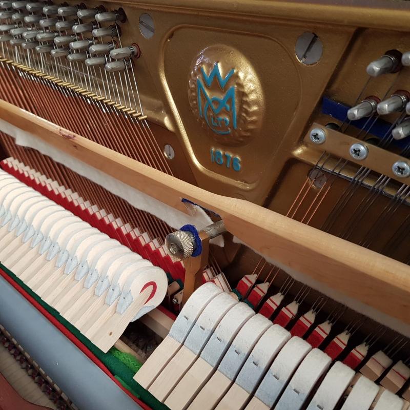 Welmar A2 upright Piano in mahogany – Gallery image – Roberts Pianos Oxford