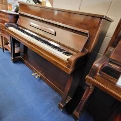 Bluthner upright Piano in mahogany – Inventory thumbnail – Roberts Pianos Oxford