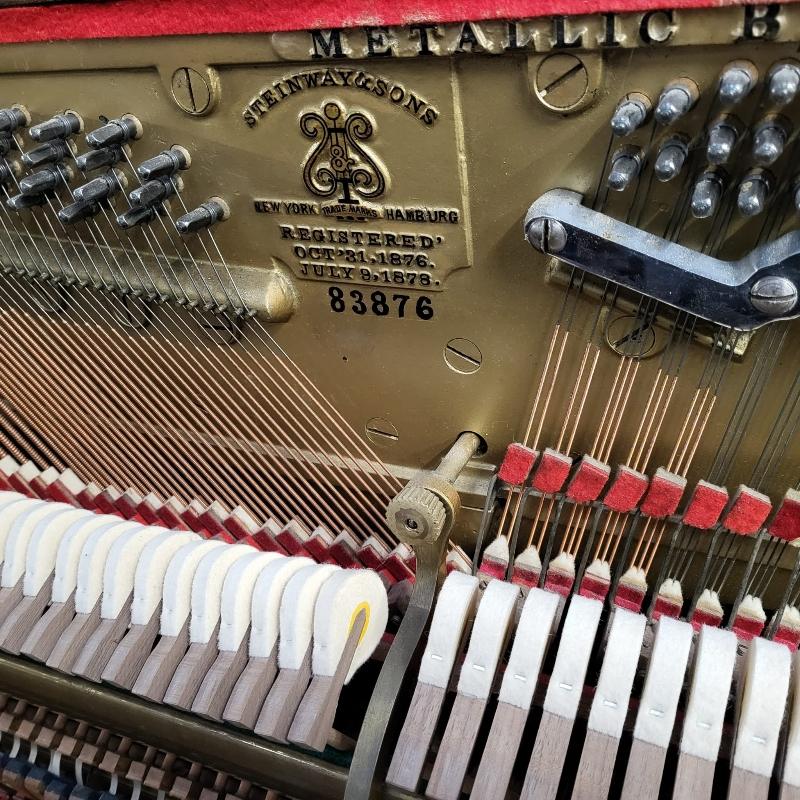 Steinway upright Piano in rosewood – Gallery image – Roberts Pianos Oxford
