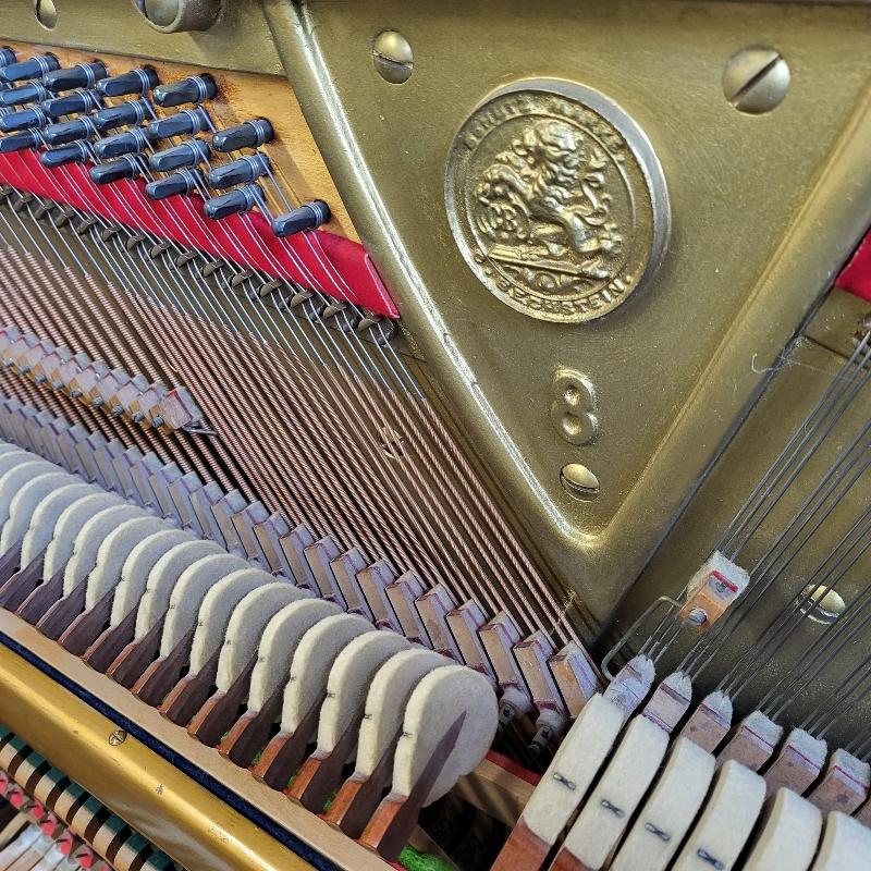 Bechstein 8 upright Piano in Black – Gallery image – Roberts Pianos Oxford
