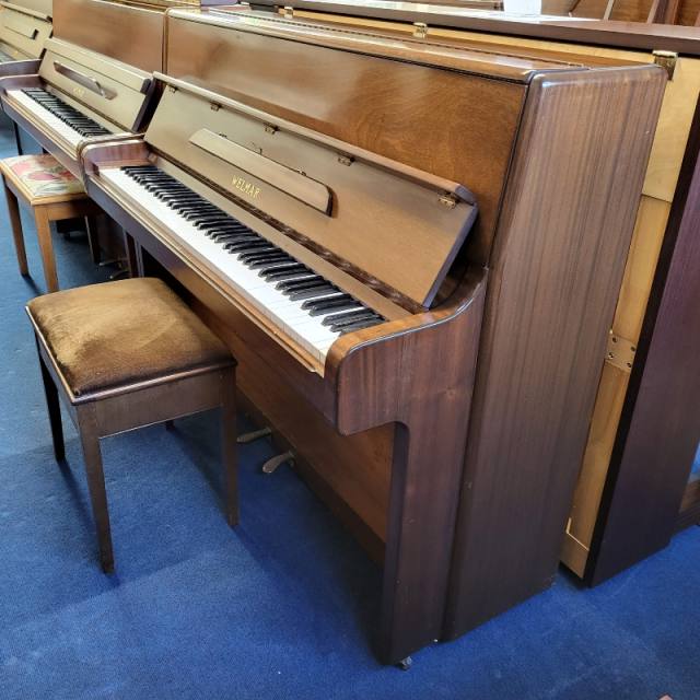 Welmar upright Piano in mahogany – Inventory thumbnail – Roberts Pianos Oxford