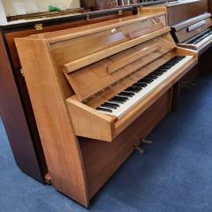 Knight K20 upright Piano in walnut – Inventory thumbnail – Roberts Pianos Oxford