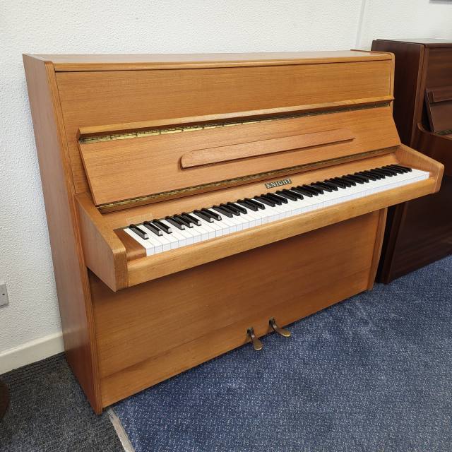 Knight K10 upright Piano in mahogany – Inventory thumbnail – Roberts Pianos Oxford