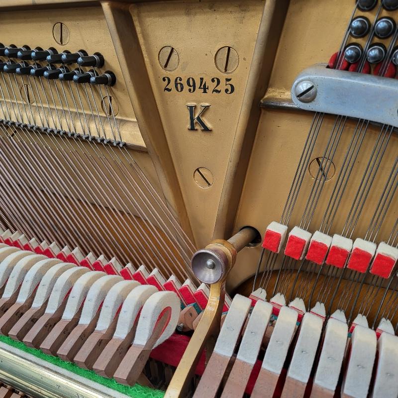 Steinway Model K upright Piano in Ebonised – Gallery image – Roberts Pianos Oxford